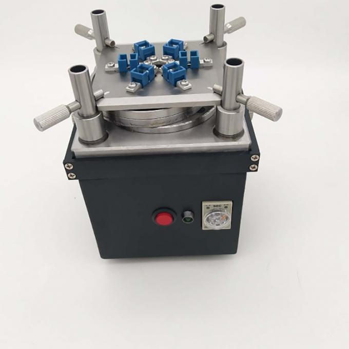 섬유 광학 닦기 기계 클로즈업