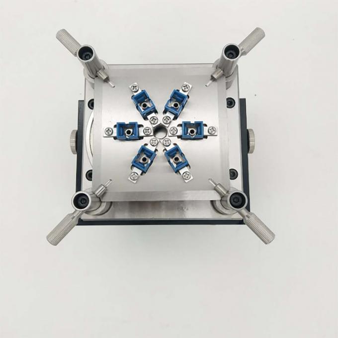 광섬유 닦는 기계 작동