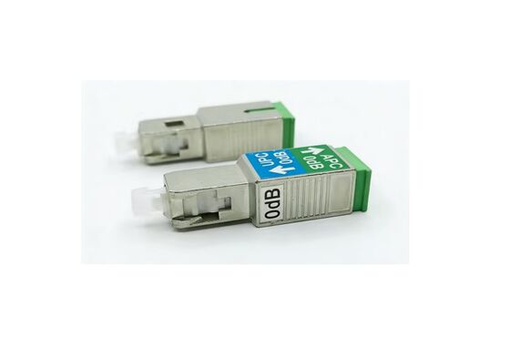 품질  SC APC Fixed Variable Fiber Optic Attenuator Strong Tensile Resistance For GPON Network 공장