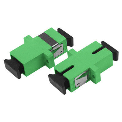품질  SC Type Flange Fiber Optic Adapters Simplex APC Low Insertion Loss 공장