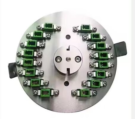 16 Port LC/APC Fiber Optic Polishing Jig with 100% First Pass Yield and 0.20dB Insertion Loss for High Efficiency Polishing