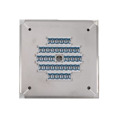 174*174*26mm Fiber Optic Polishing Fixture with 1.5 kgs Weight and Insertion Loss ≤0.20dB for SC UPC Connectors