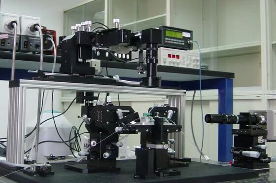 CLX 고정도 ±0.1μm 7축 PLC 자동 쌍 광 결합 시스템 광 통신용 광섬유 정렬 장비
