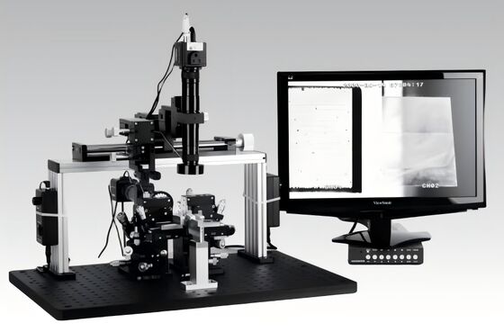 CLX 고정도 ±0.1μm 7축 PLC 자동 쌍 광 결합 시스템 광 통신용 광섬유 정렬 장비