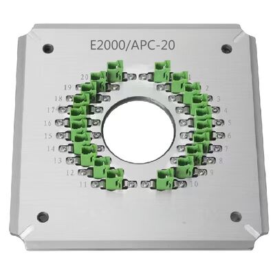 E2000/APC20 스테인리스 스틸 S136 건설을 위한 FTTH 사용용 포트 광섬유 닦기 장치