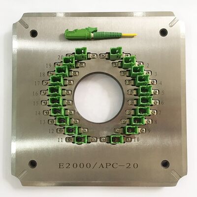 E2000/APC20 스테인리스 스틸 S136 건설을 위한 FTTH 사용용 포트 광섬유 닦기 장치