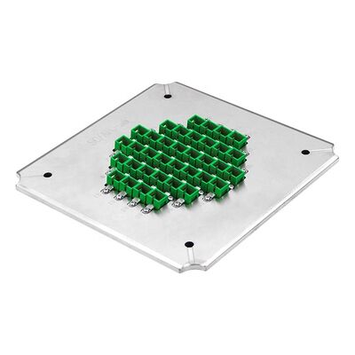 36 포지션 APC를 위해 가열 된 스테인리스 스틸 S2316과 함께 광섬유 닦기 기그 ≥60dB 반환 손실