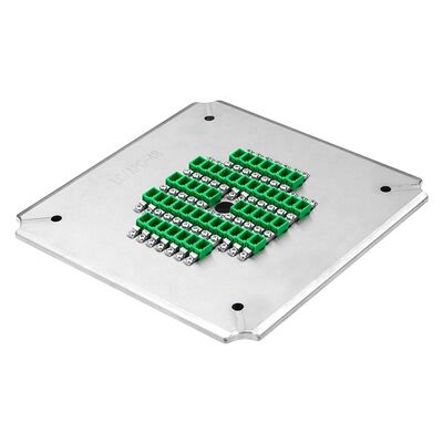 고품질 닦은 끝면과 3D 데이터 LC APC 고화 스테인레스 스틸 구조로 광섬유 닦기 장착장