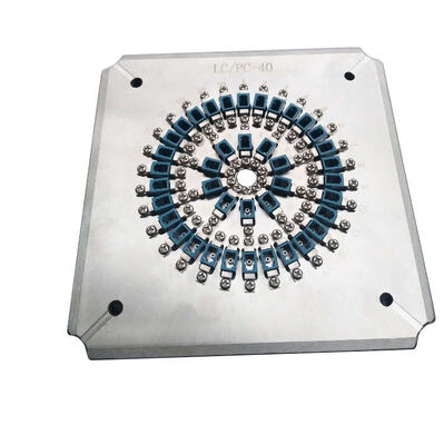 48 포트 LC PC 광섬유 닦기 기그 고효율 닦기 위해 단단한 스테인레스 스틸