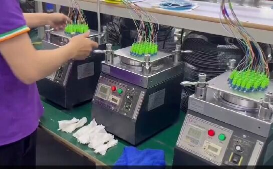 48 포트 LC PC 광섬유 닦기 기그 고효율 닦기 위해 단단한 스테인레스 스틸