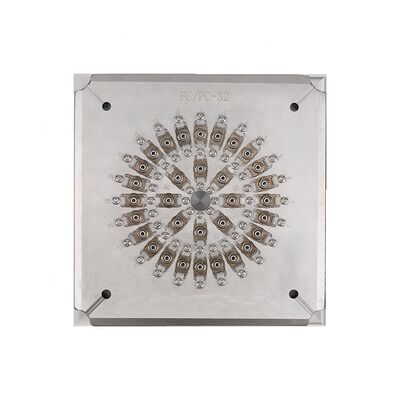 24-포트 광섬유 닦기 기그 2.5mm 페룰 홀더와 스테인리스 스틸 S136 FTTH 사용을위한 건설