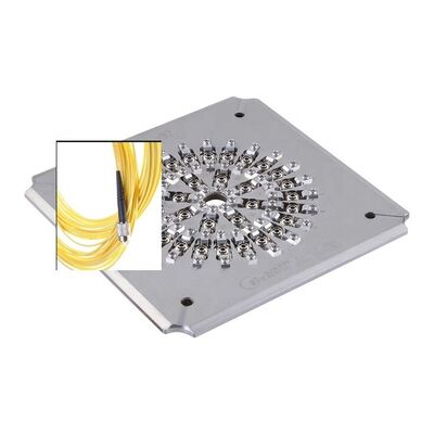 고품질의 닦은 끝 면을 위한 단단한 스테인리스 스틸 S136 32 코어 커넥터 닦기 장착장