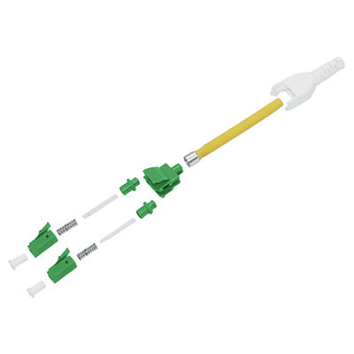 증명 Lc 유니부트 연결기 DX MM OM3 OM4 3.0 밀리미터를 당기세요