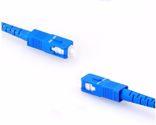 SC UPC 숫놈 커넥터와 군 FTTH 실내 광 섬유용 패치 코드 케이블