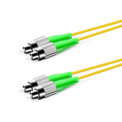 SM 9/125 집코드 단순한 광 섬유용 패치는 FTTH FTTB FTTX 네트워크를 위해 FC APC를 끈으로 묶습니다