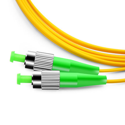 SM 9/125 집코드 단순한 광 섬유용 패치는 FTTH FTTB FTTX 네트워크를 위해 FC APC를 끈으로 묶습니다