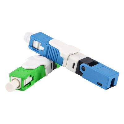 FTTH 드롭 케이블을 위한 9/125μM 단일모드 G652D 광섬유 빠른 연결기