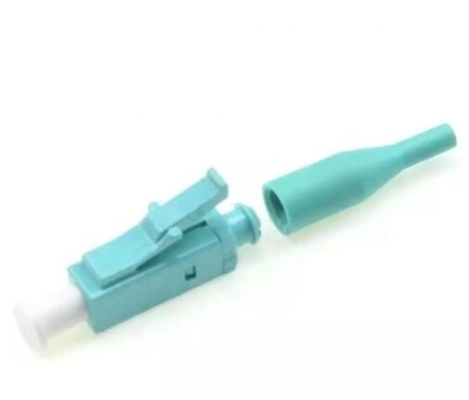 LC 0.9 섬유 패치 코드 연결기 OM4 OM3 SM MM 저삽입 손실